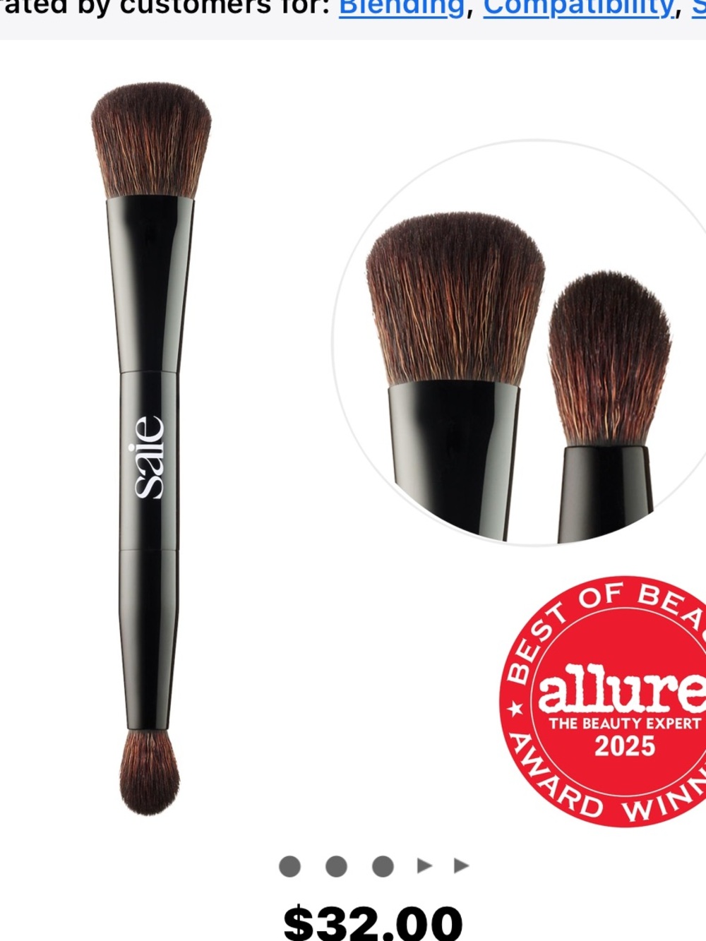Saie Dual-Ended Blending Brush